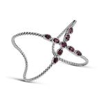 Carolyn Pollack Relios by CP Rhodolite Garnet X Bracelet