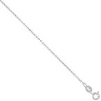 Sterling Silver fine Boston Link Chain Necklace 1mm Very Thin Nickel F