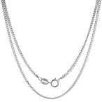 Sterling Silver Saint Benedict Medal Necklace Oval 18 inch 1.8mm Chain