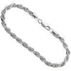 Sterling Silver Thick Rope Chain Bracelet 5mm Diamond cut Nickel Free