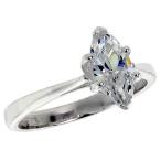 Sterling Silver .85 Carat size Marquise Cut Cubic Zirconia Solitaire B