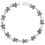 Dainty Sterling Silver Frog Bracelet for Women and Girls, 1/4 wide 7.5