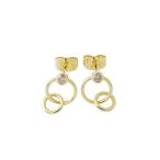 HONEYCAT Crystal Link Earrings in Gold, Rose Gold, or Silver | Minimal