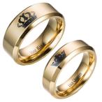 Kalapure Couple Ring Her King His Queen Titanium Steel Wedding Band Se