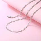Boys Girls Solid Sterling Silver 2.8mm Cuban Curb Chain Necklace, Poli