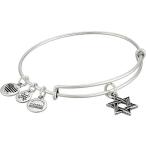 Alex and Ani Women's Star of David IV Bangle Rafaelian Silver One Size