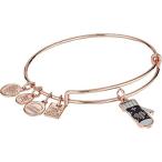 Alex and Ani Women's Charity by Design - Mitten Bangle Shiny Rose Gold