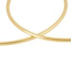 14k Yellow Gold Women's Endless Tube Hoop Earrings 1mm-1.5mm Thick 10m