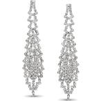 Humble Chic Simulated Diamond Earrings - Darling Waterfall Tassel CZ S