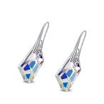 Osiana Lucky Stone Hook Dangle Earrings Made With Swarovski Crystals D