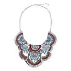Paxuan Womens Antique Silver/Gold Alloy Vintage Colorful Boho Bohemia