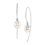 THE PEARL SOURCE 8-9mm Drop-Shape White Freshwater Cultured Pearl Bonn