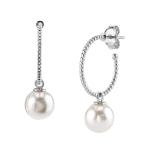 THE PEARL SOURCE 14K Gold 9-9.5mm Round Genuine White Akoya Cultured P