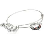 Alex and Ani Charity by Design, Queen's Crown Rafaelian Silver Bangle