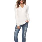 LYHNMW Womens Henley Sweater Pullover Fall Winter Button Down Long Sle