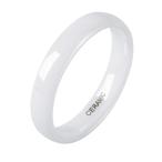 SOMEN TUNGSTEN 2mm 4mm 6mm Black/White Ceramic Rings for Men Women Com