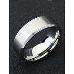 Just Lsy 8mm Unisex Titanium Rings Wedding Band Silver in Comfort Fit