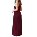 SouqFone Wedding Guest Dresses for Women Sleeveless Maxi Dress Long Su