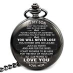 Memory gift ? A special gift from mother to son, engraved pocket watch