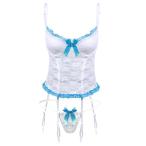 EVAbaby Plus Size Sexy Corset Lingerie Set for Women for Sex Exotic We