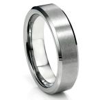 6MM Tungsten Satin Men's Wedding Band Ring Sz 8.0