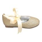 OLIVIA K Girls Adorable Ballerina Mary Jane Flats Ribbon Tie Shoes