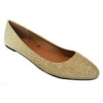 Shoes 18 Womens Ballerina Ballet Flat Shoes 8600 Gold Glitter 11