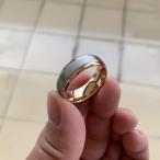 iTungsten 6mm 8mm Mens Tungsten Rings Womens Rose Gold Wedding Bands S