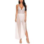 Avidlove Women Lingerie Sexy Nightgown 2 Pieces Set Lace Teddy Sheer W