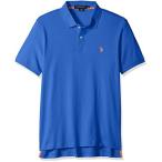 U.S. Polo Assn. Men's Solid Interlock Polo Shirt, Wedding Blue L