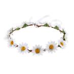 Love Sweety Daisy Flower Headband BOHO Floral Crown Wreath for Wedding