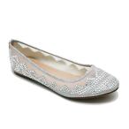 Walstar Women Basic Glitter Mesh Flat Slip on Shoes