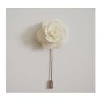 Sunny Home Men's Lapel Flower Stick Brooch Pin Boutonniere Pin for Sui