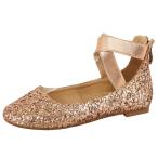 Women's Classic Ballerina Flats with Elastic Crossing Ankle Straps Bal