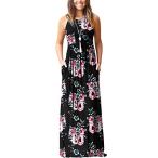 PCEAIIH Women's Sleeveless Long Floor Length Maxi Slim Beach Dresses F