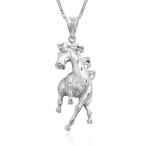 Honolulu Jewelry Company Sterling Silver Prancing Horse Necklace Penda