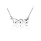 Honolulu Jewelry Company Sterling Silver"bae" Necklace Pendant and Bra