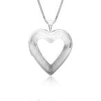 Honolulu Jewelry Company Sterling Silver Heart Locket Necklace Pendant