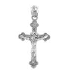 Religious Jewelry by FDJ 925 Sterling Silver Crucifix Pendant
