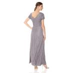 Alex Evenings Women's Long Lace Dress, Amethyst 10