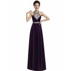 Manfei 2019 New Beaded O Neck Long Formal Evening Prom Dress Open Back