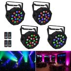 Stage Lights, LaluceNatz 18x1W RGB LED Par Lights for Wedding Church S