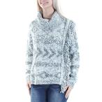 Lucky Brand Womens Knit Cowl Neck Pullover Sweater White S