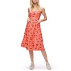 Free People Sunshine of Your Love Cotton Printed Red Combo Dress