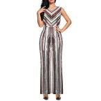 Madam Uniq Women's Romper Glitter Sequins Bodycon Cocktail Club Jumpsu