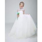 YuanLu Vintage Flower Girl Dress Pageant Flower Petals Girls Ivory Dre