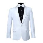 MAGE MALE Men's Suit Slim Fit 2 Piece Casual Suit One Button Tuxedo Bu