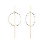 Trina Turk Women's Gold Bar Dangle Accent Earrings