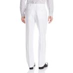 Perry Ellis Men's Standard Linen Suit Pant, Bright White, 38W X 30L