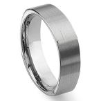 MFC Tungsten Square Wedding Band Ring Sz 9.5 SN#454